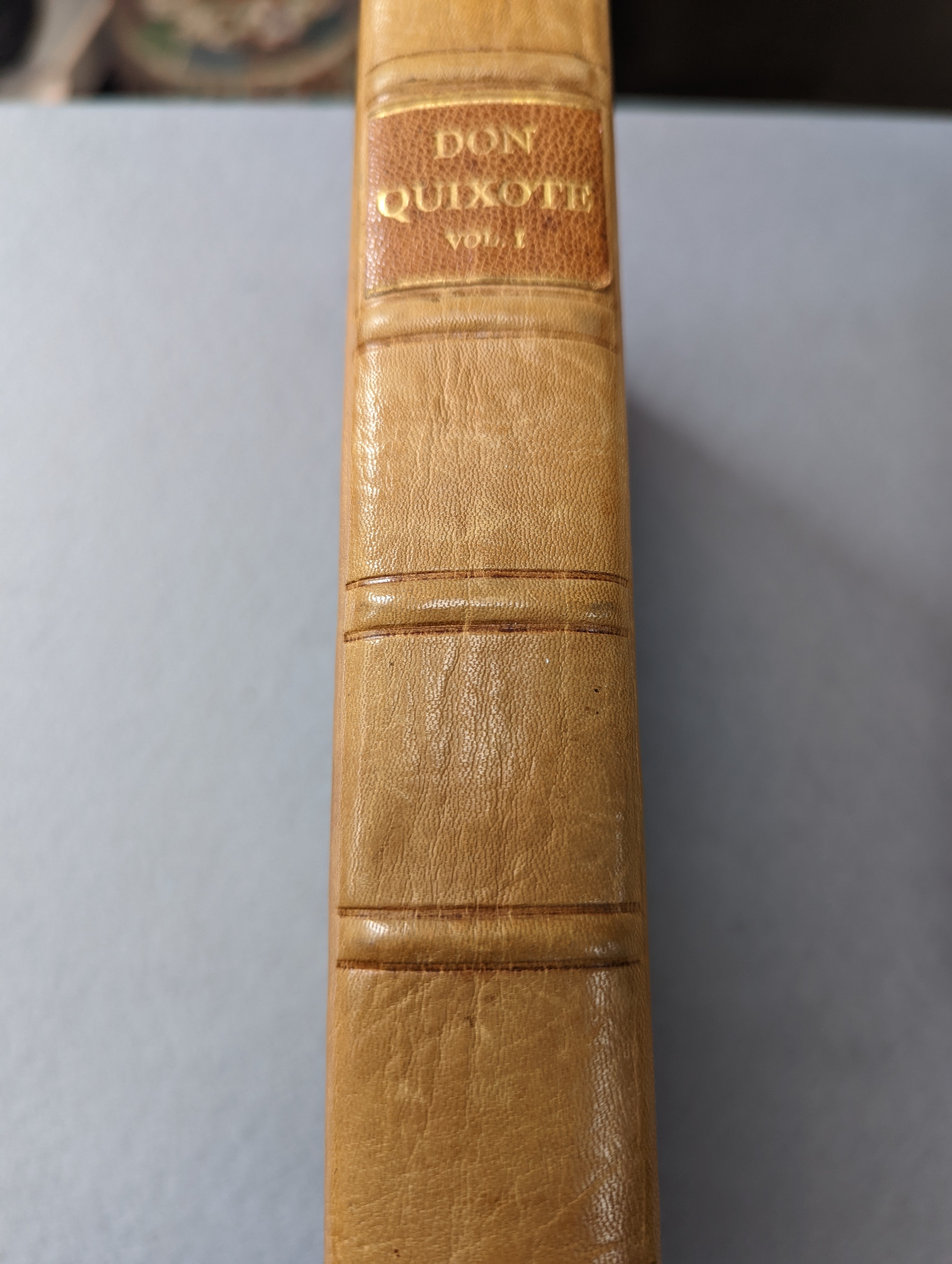 Nonesuch Press - Cervantes Saavedra, Miguel de, - Don Quixote, one of 1,450, illustrated by E. McKnight Kauffer, 2 vols, original pigskin, London, 1930, with slipcase.